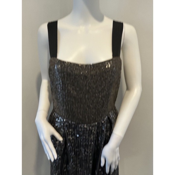 REISS Womens Gold Silver Sequin Dress Size 8 US - Picture 7 of 15